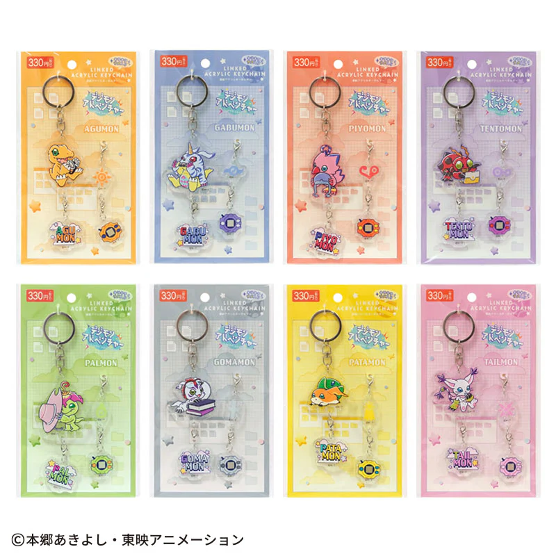 デジモンアドベンチャー　連結アクリルキーホルダー - Image 3