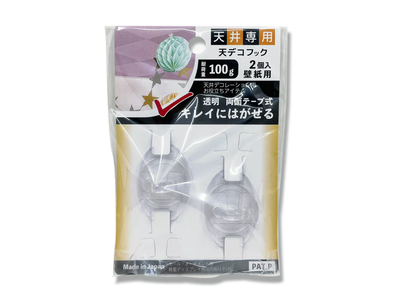 天デコフック　２個入　壁紙用　耐荷重１００ｇ