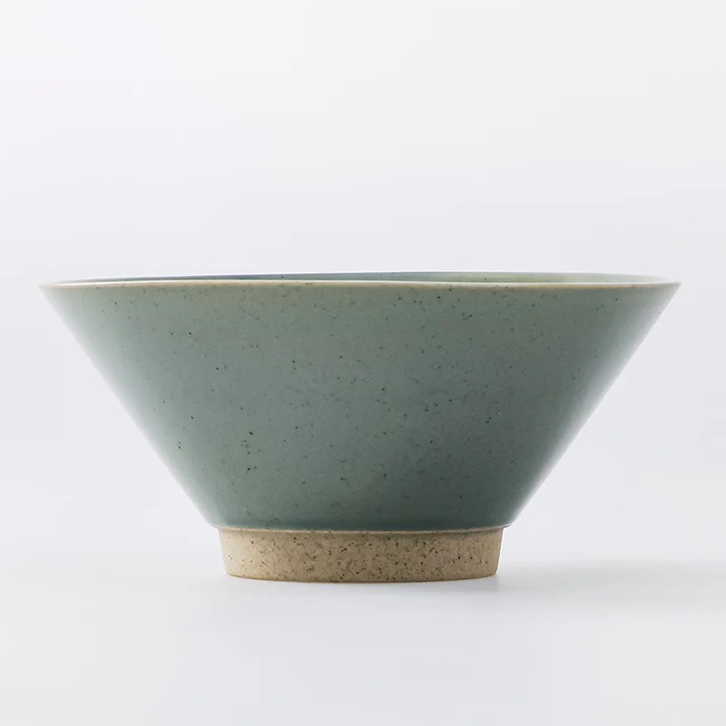 カコミ　茶碗　鶯色 - Image 2