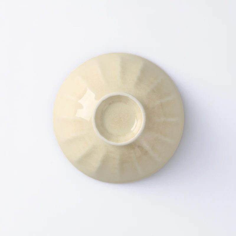 美濃焼　ソギ茶碗　クリーム - Image 4