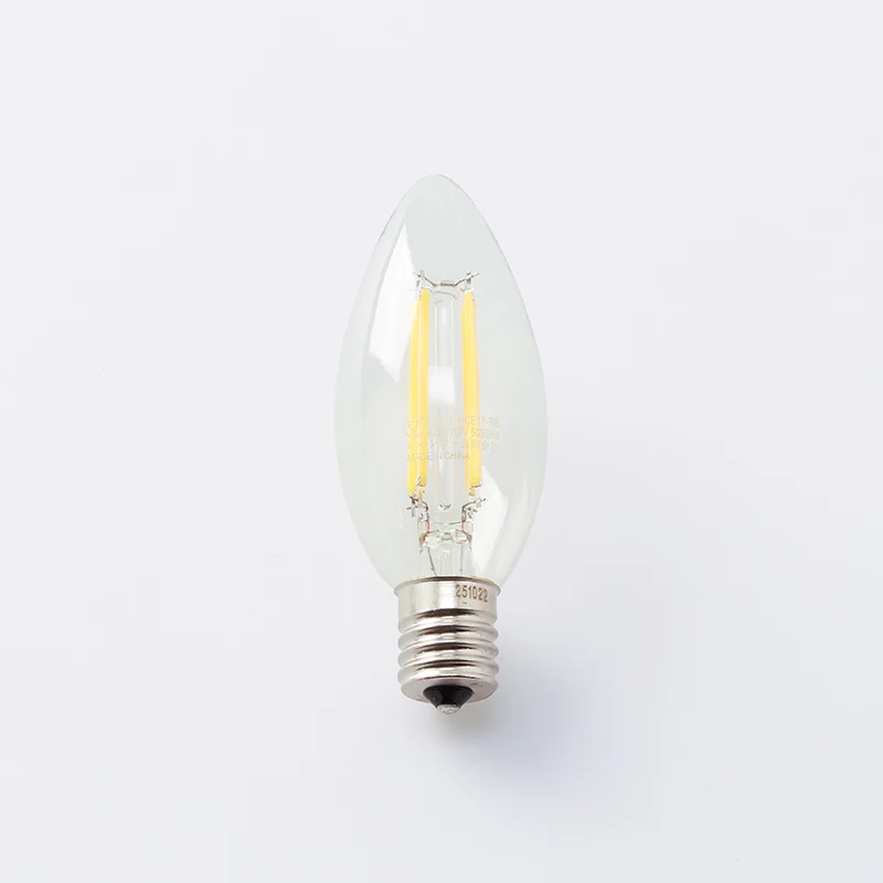 LEDフィラメント電球40W形相当電球色シャンデリア球E17 - Image 2