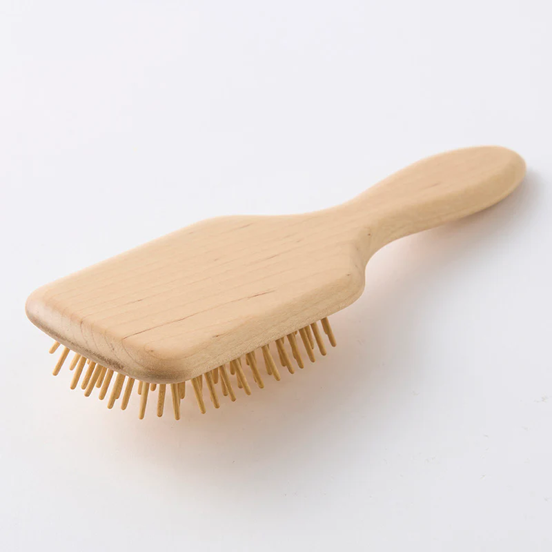 木ピンクッションヘアブラシ - Image 2