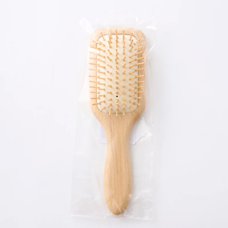 木ピンクッションヘアブラシ - Image 4