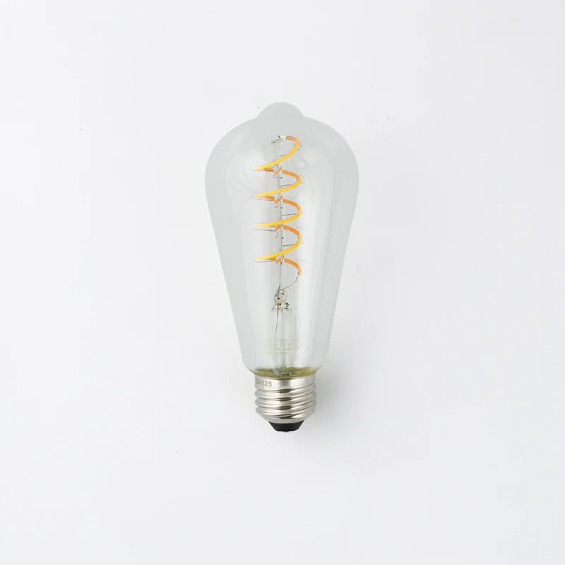 LEDスパイラルフィラメント電球(20W形相当、電球色、エジソン形) - Image 2
