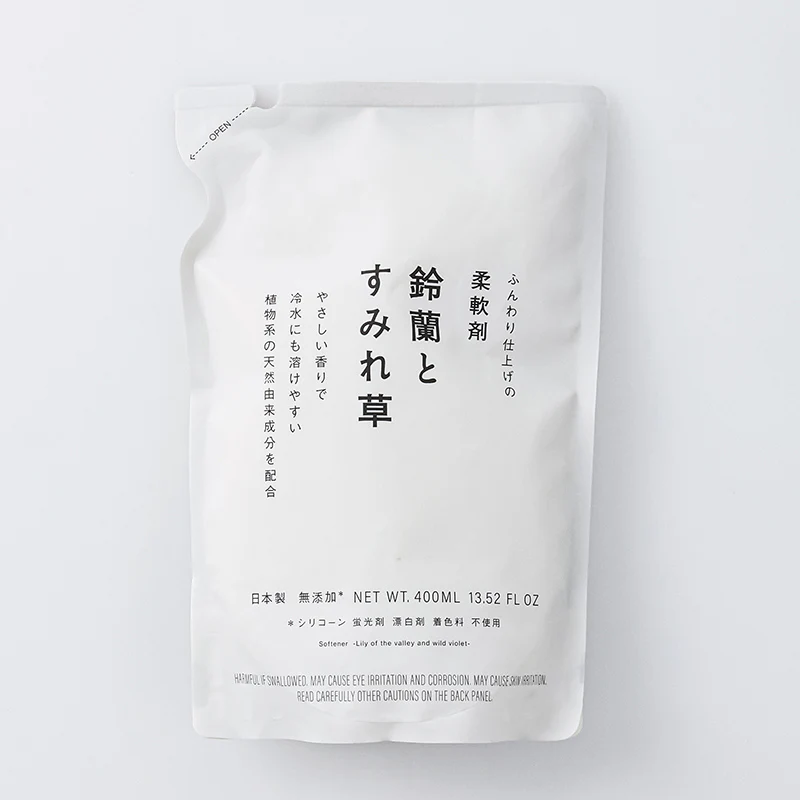 柔軟剤（鈴蘭とすみれ草）４００ｍＬ