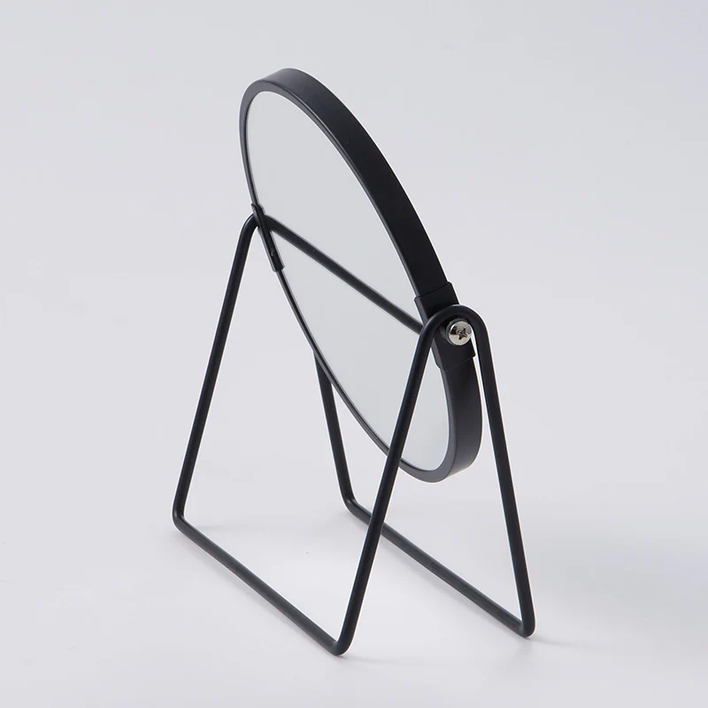 スチールスタンドミラー（丸形、ブラック） - Image 6