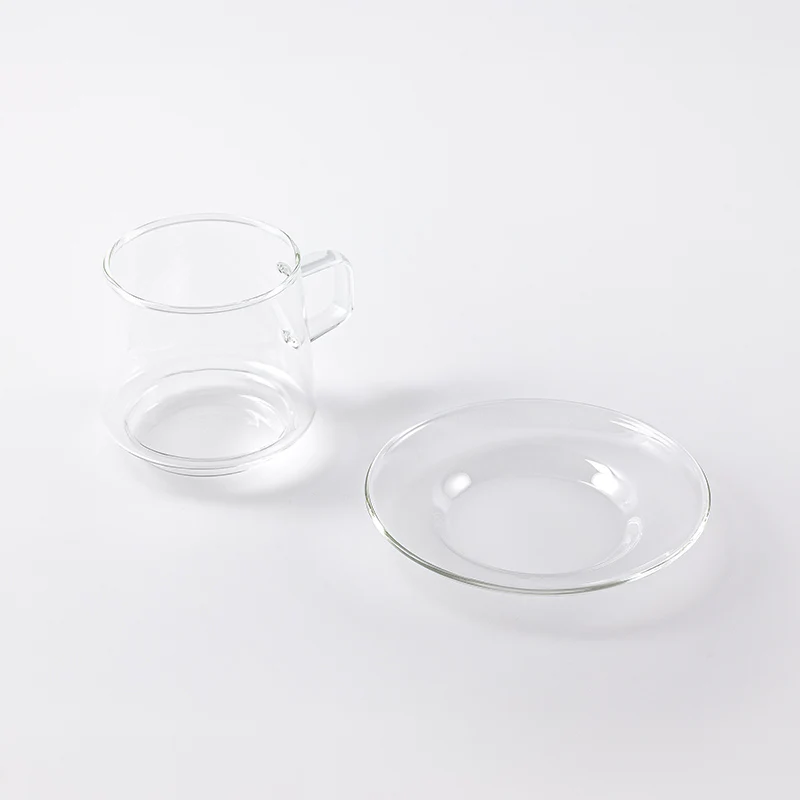 耐熱ガラススタッキングカップ&ソーサー380mL - Image 2