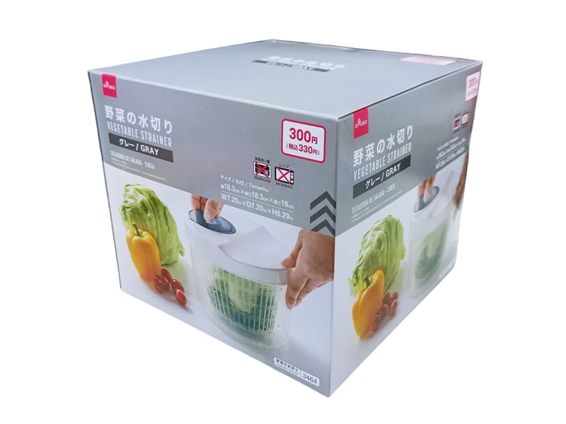 野菜の水切り（グレー）