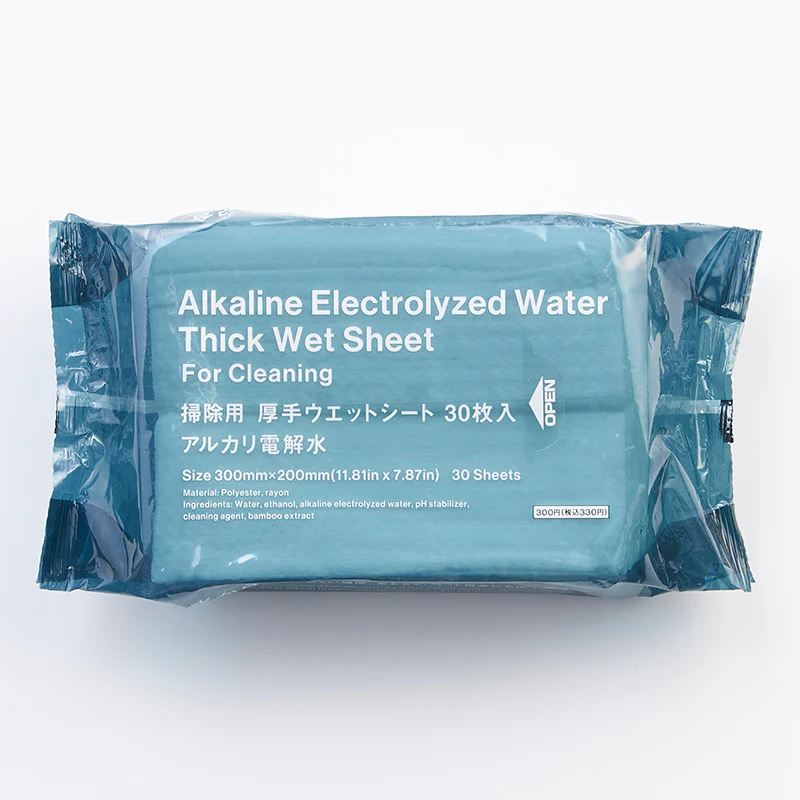掃除用厚手ウエットシート 30枚入 アルカリ電解水 - Image 4