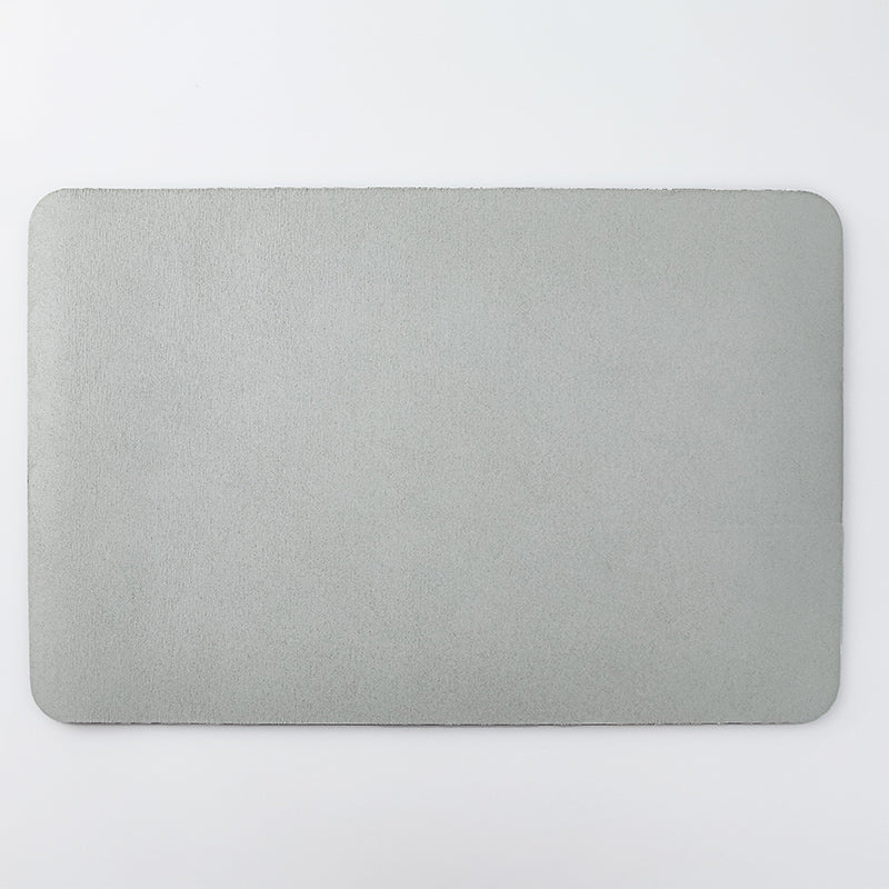 珪藻土パウダー入ソフトマット（グレー）３９ｃｍ×６０ｃｍ