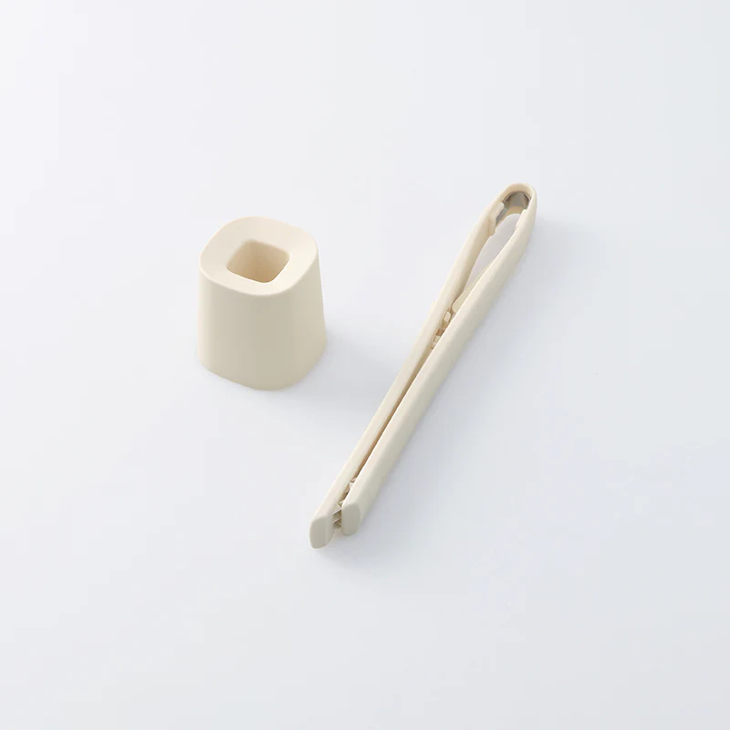 トイレ用お掃除トング(ホワイト)