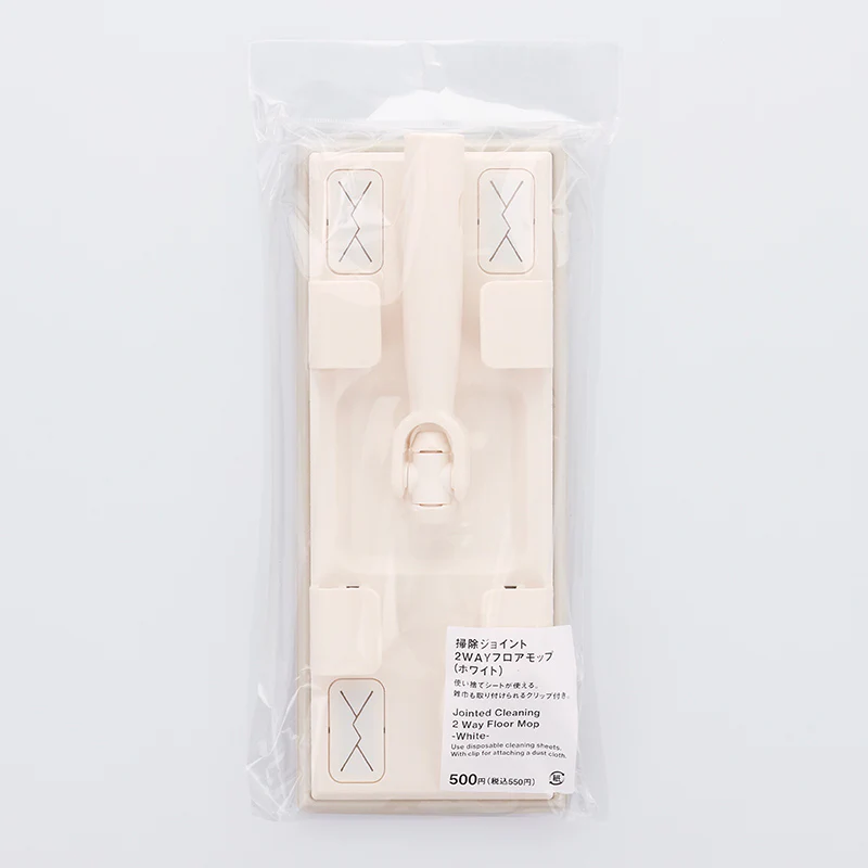 掃除ジョイント2WAYフロアモップ(ホワイト) - Image 4