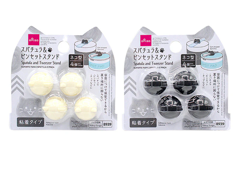 スパチュラ&ピンセットスタンド(ネコ型、4個)