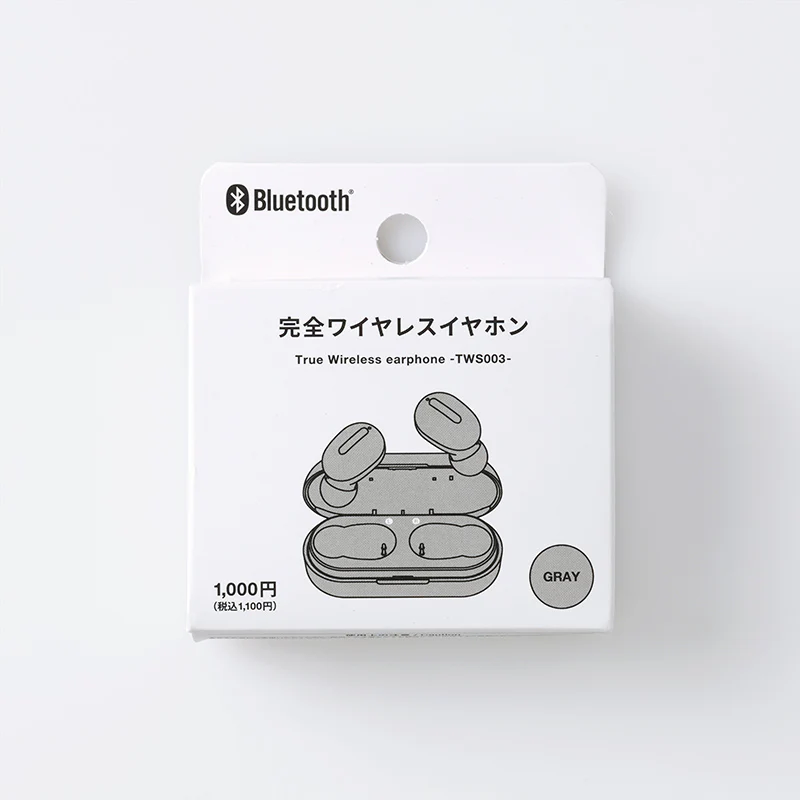 完全ワイヤレスイヤホン(TWS003、GY) - Image 4