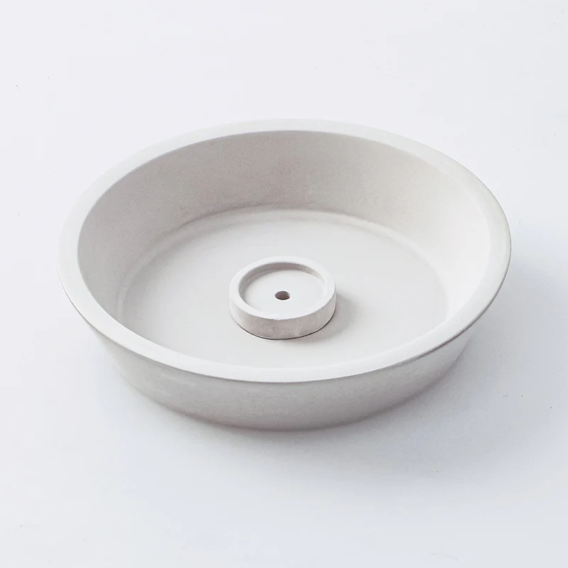 お香立てセット（珪藻土配合、小皿・お香立て、ＧＹ） - Image 2