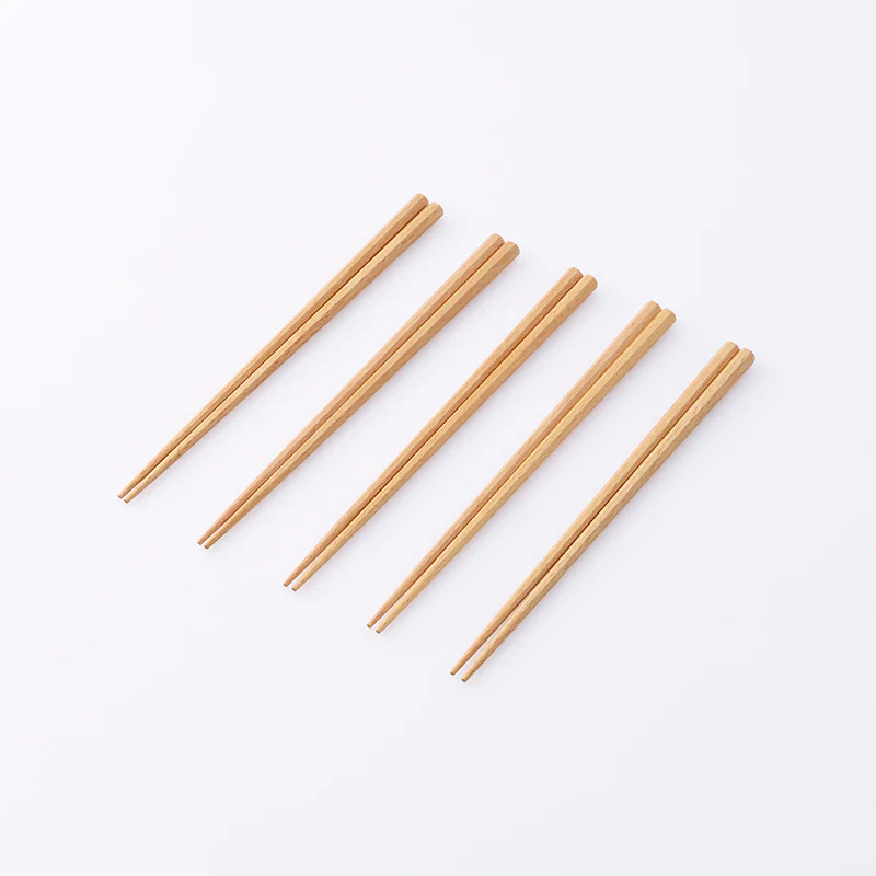 天然木箸５膳セット（八角） - Image 5
