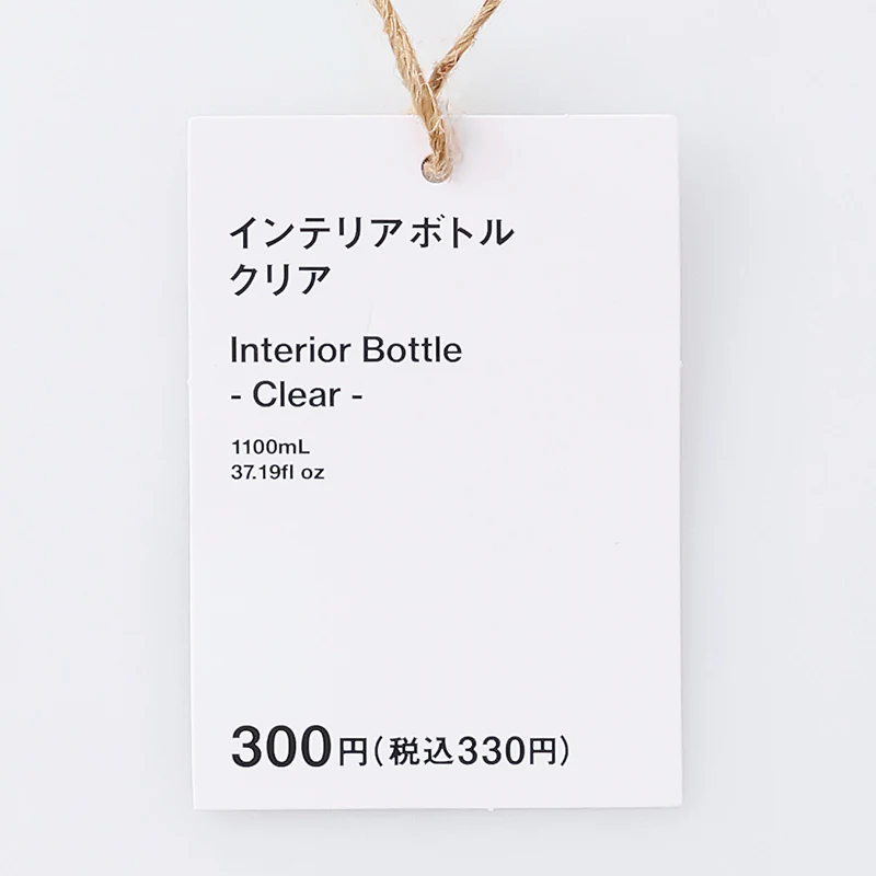 インテリアボトル（クリア） - Image 3