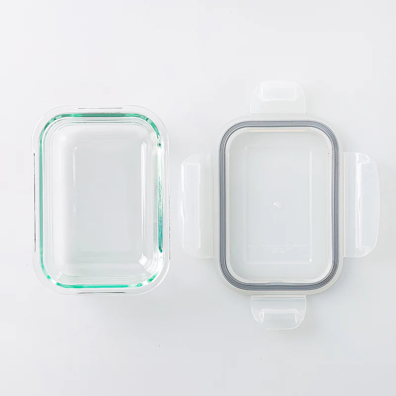 レンジＯＫ耐熱ガラス密閉容器（レクタングル型）３７０ｍＬ - Image 3