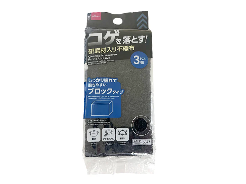 コゲ落とし不織布(ブロックタイプ、3個)