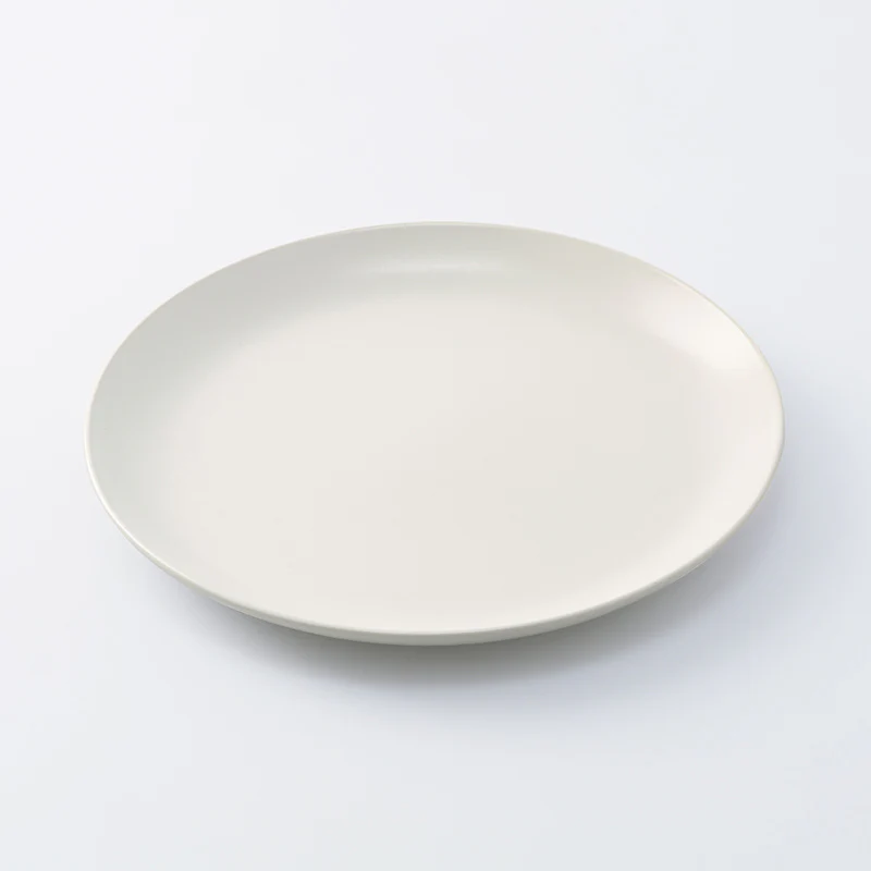 高台のない食器(平皿、WH)
