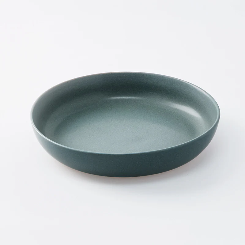 高台のない食器(深皿、GY)