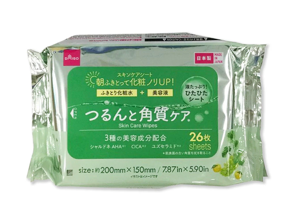 ＆．スキンケアシート（角質ケア、２６枚）