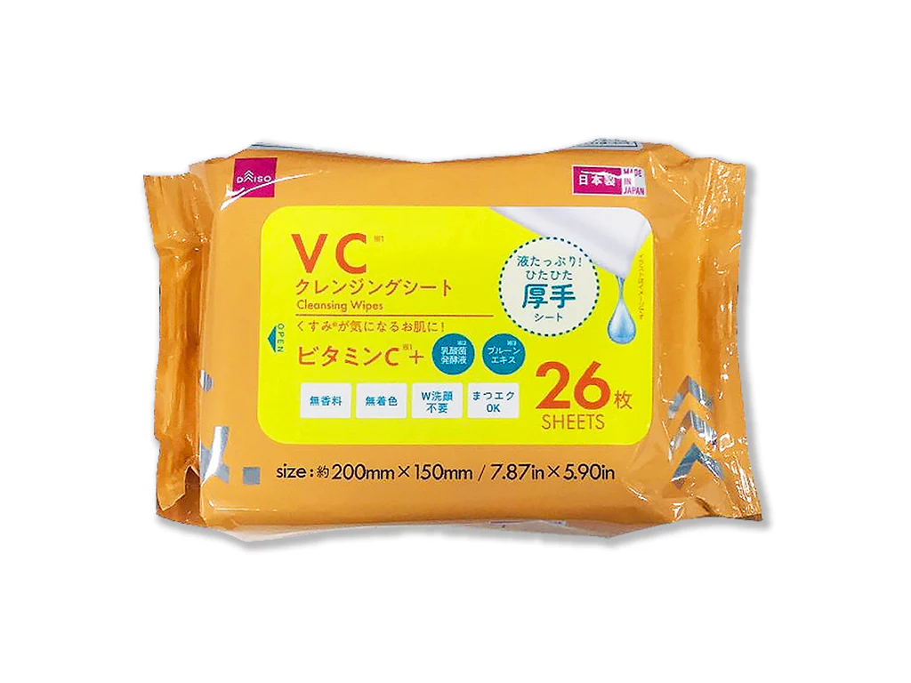 &.クレンジングシート(VC、26枚)