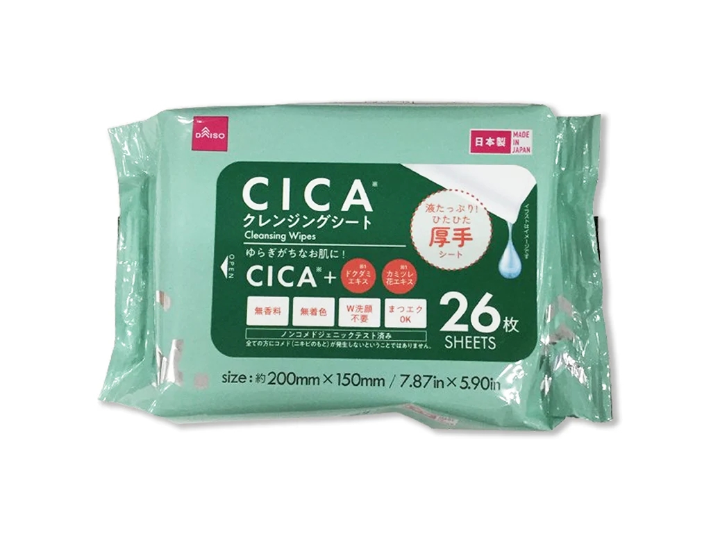 &.クレンジングシート(CICA、26枚)