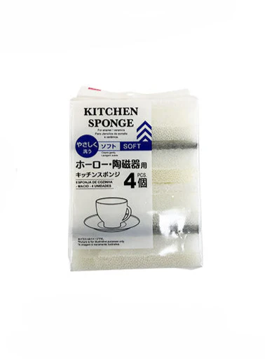 キッチンスポンジ（ソフト、４個）