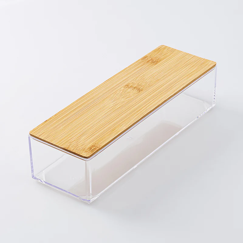 小物入れ竹製蓋付収納ケース６ｃｍ×２４．６ｃｍ×８．２ｃｍ