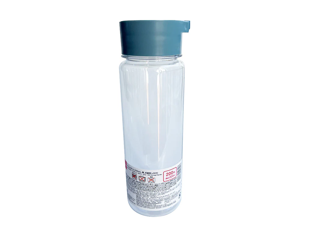 ドリンクボトル（青、収納取っ手付）５５０ｍＬ