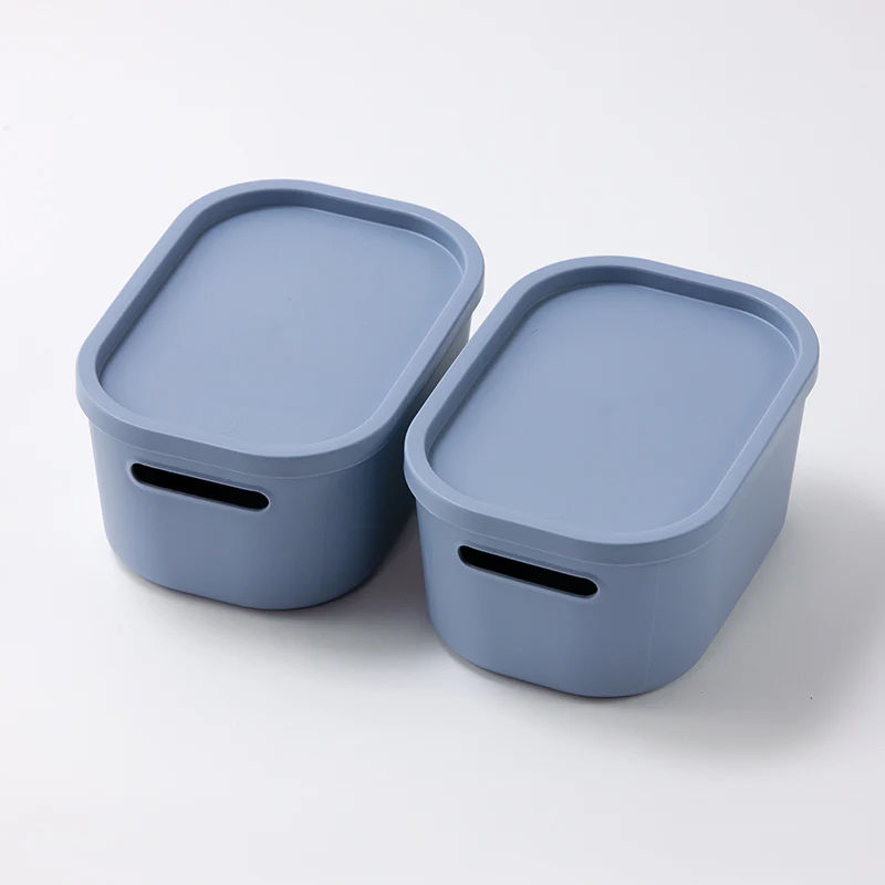 R30ボックス(2個、ブルーグレー)17.5cm×12.5cm×8.5cm - Image 2