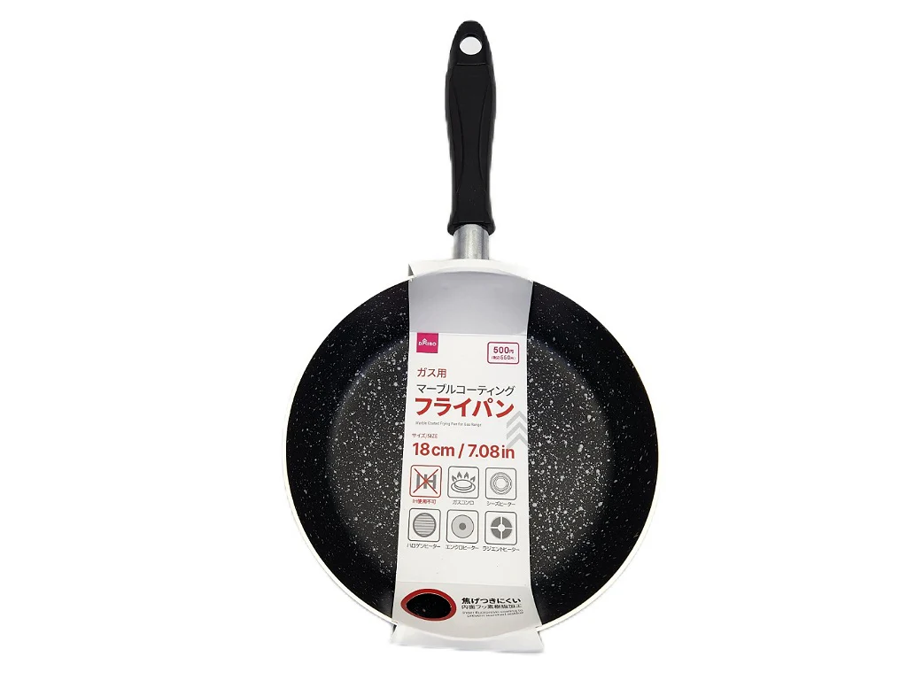 ガス用マーブルコーティングフライパン