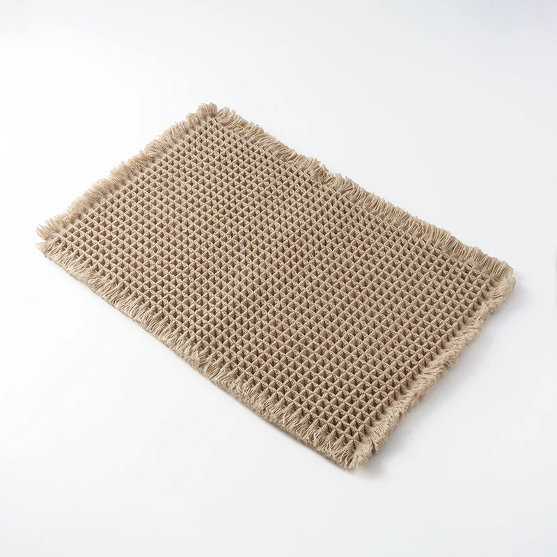 ワッフル織りバスマット（３５ｃｍｘ５５ｃｍ、ＢＥ）