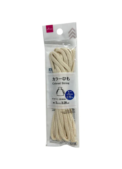 カラーひも(オフホワイト)