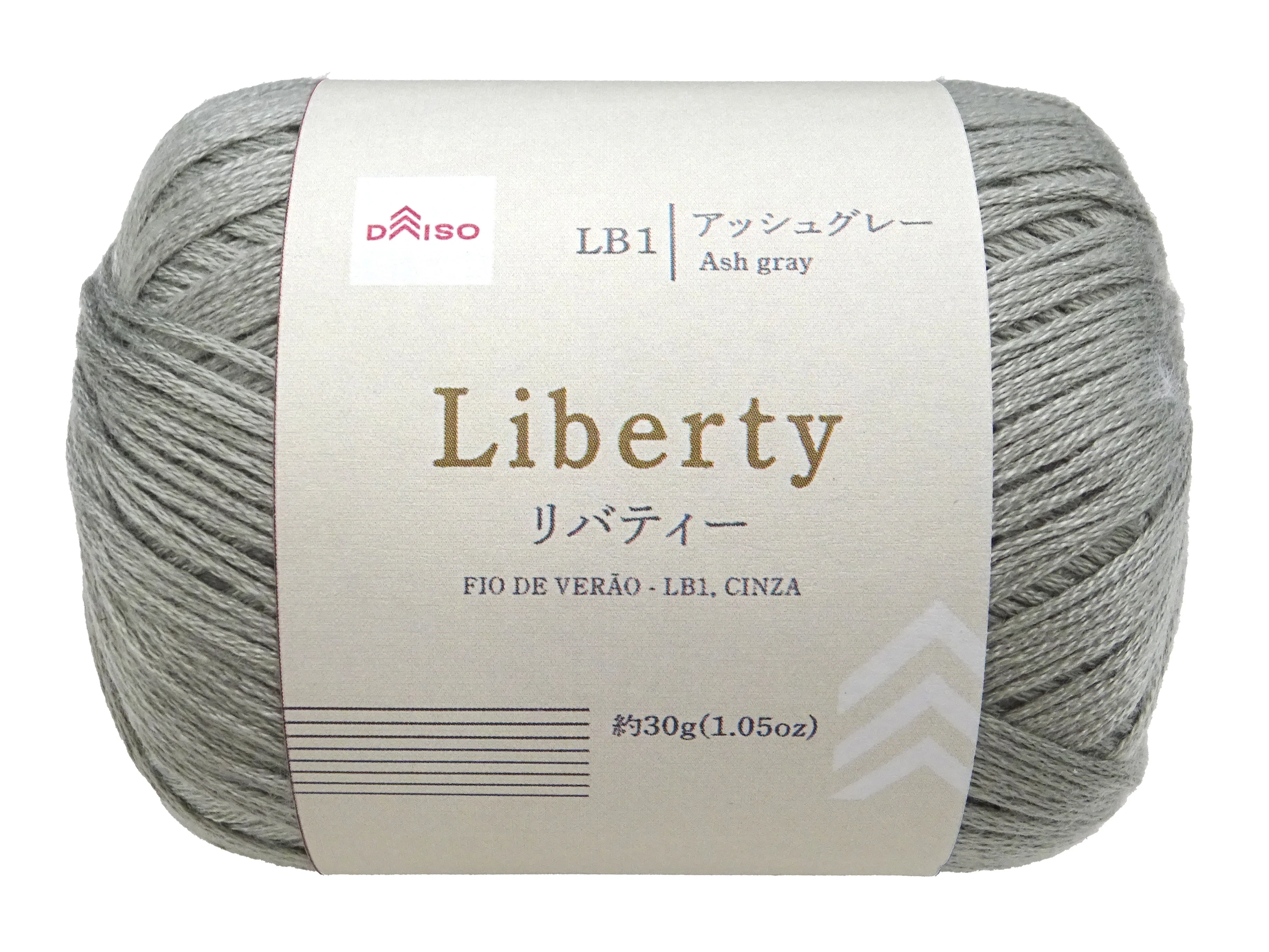 毛糸（リバティー、ＬＢ１、アッシュグレー）