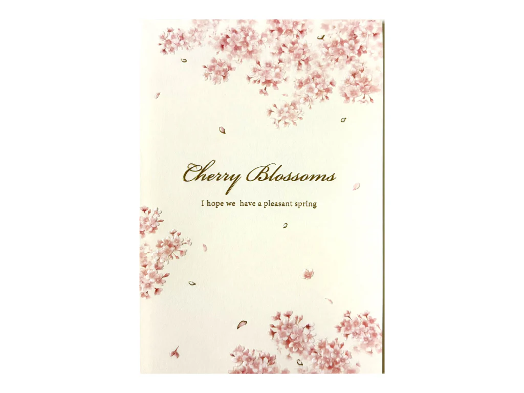はがき箋（桜、５枚）