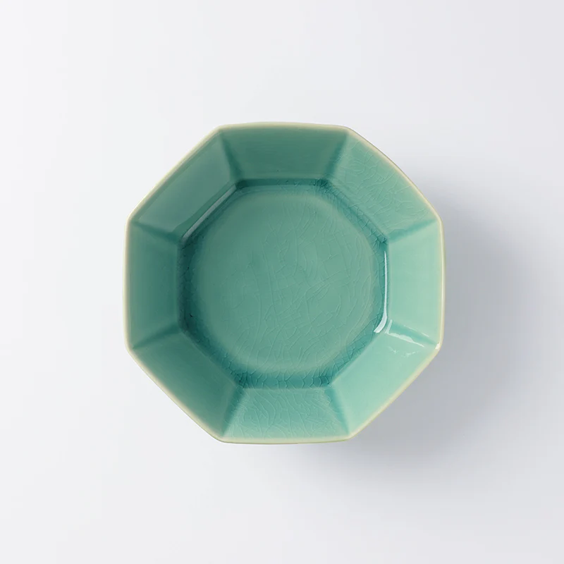 八角鉢（貫入、ＧＲ） - Image 2