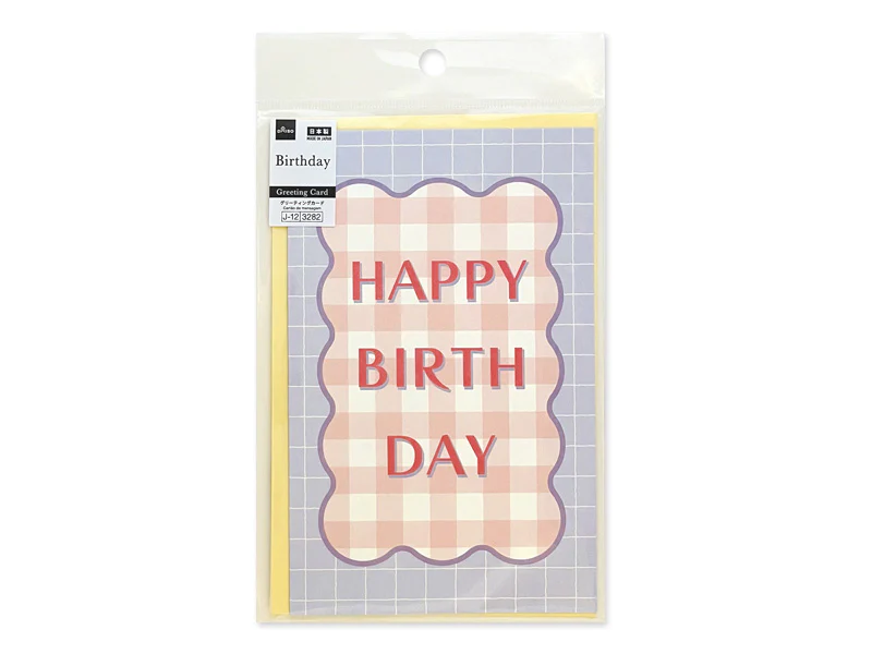 ビッググリーティングカードA(Birthday、チェック)
