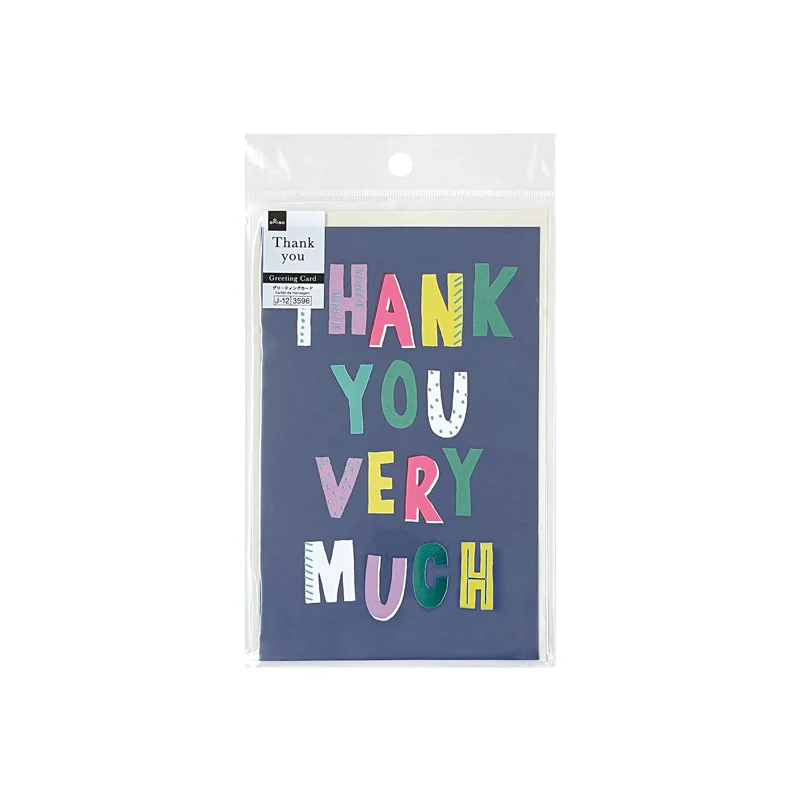 ビッググリーティングカードA(Thank You、POP文字) - Image 3