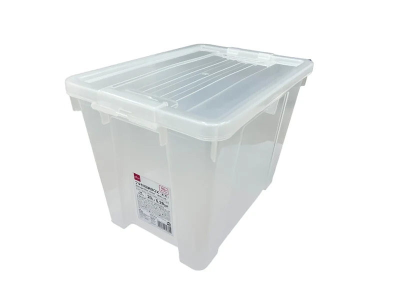 収納BOX(透明、フタ付)