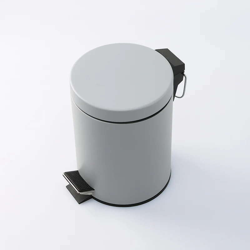 ペダルペール式ゴミ箱(スチール)