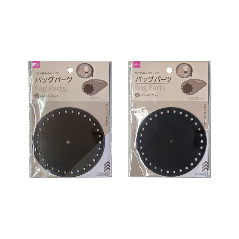 バッグパーツ（円型、ブラウン、グレー） - Image 4