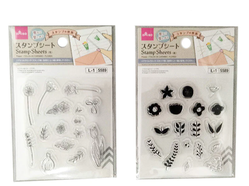 スタンプシート（花）