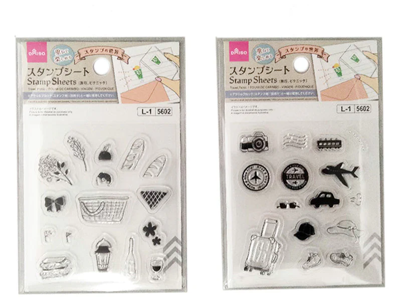 スタンプシート（旅行、ピクニック）