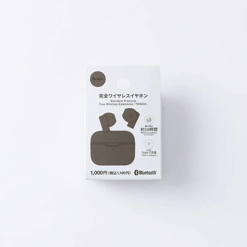 完全ワイヤレスイヤホン(TWS005、BK) - Image 4