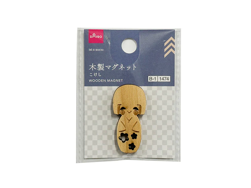 木製マグネット(こけし)