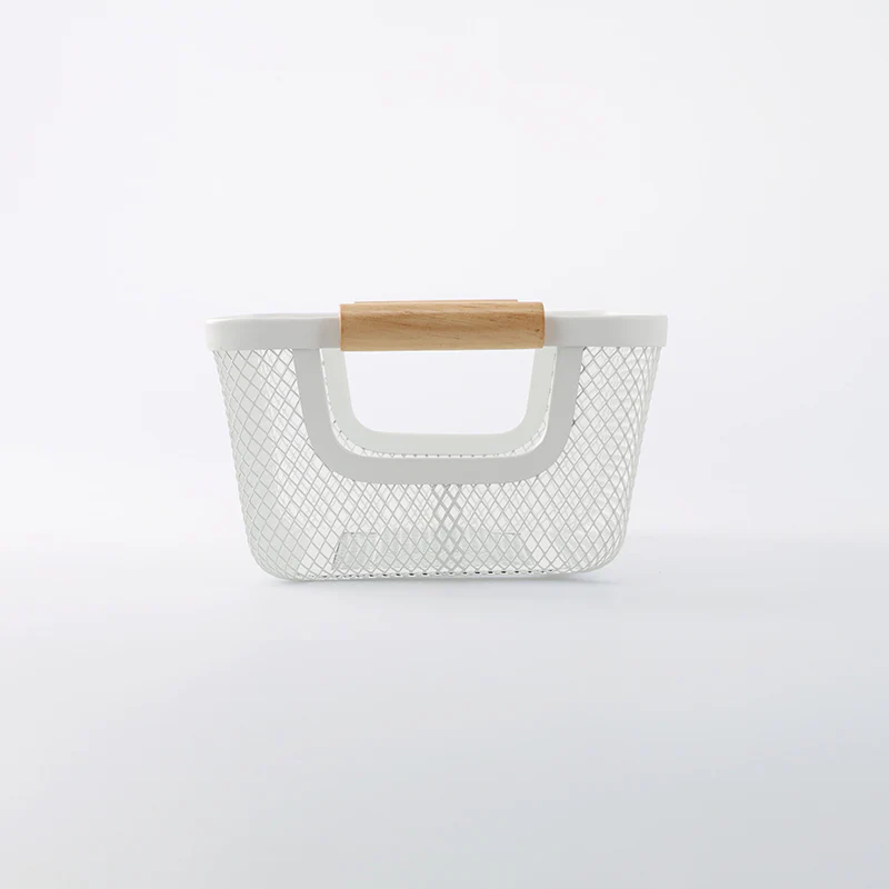 ウッドハンドルメッシュバスケット（ＷＨ、小） - Image 3