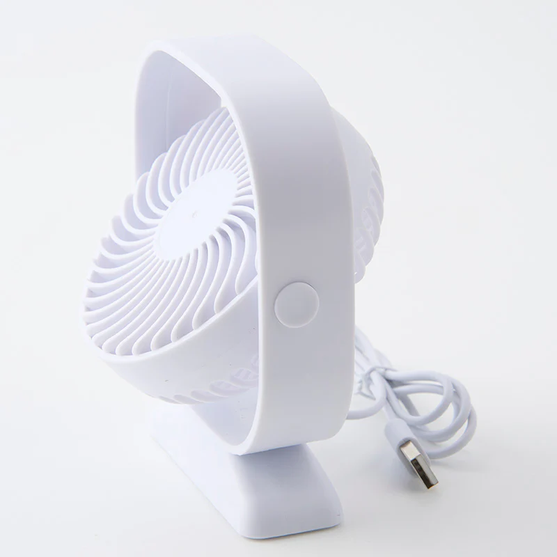扇風機（ＵＳＢ、四角丸型、ブラケット付、ＷＨ） - Image 2