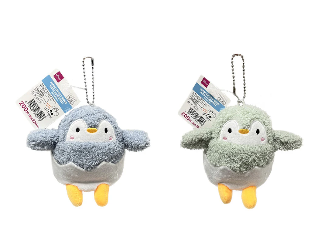 たまごのカラ付マスコットキーホルダー（ペンギン）